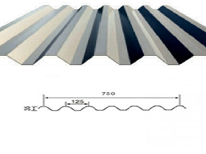 Corrugated 750 Steel Sheet